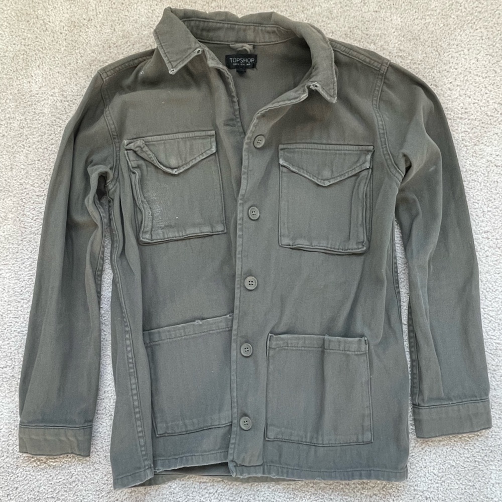 Like new top shop cargo jacket